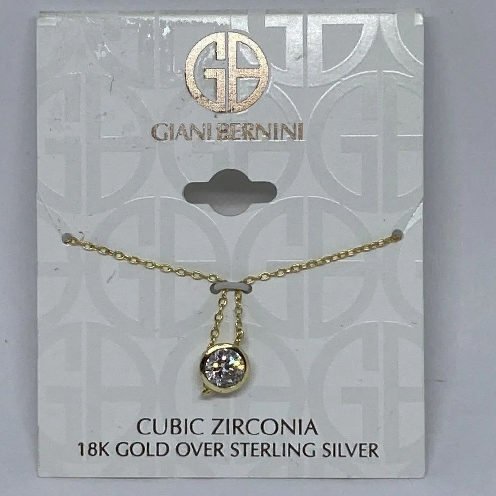 Giani Bernini Pendant Necklace in 18k Gold-Plated Sterling Silver MSRP$75 CP712